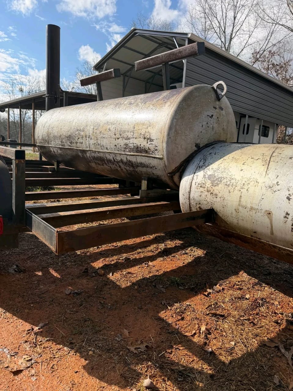 125 Gallon Smoker Firebox Construction