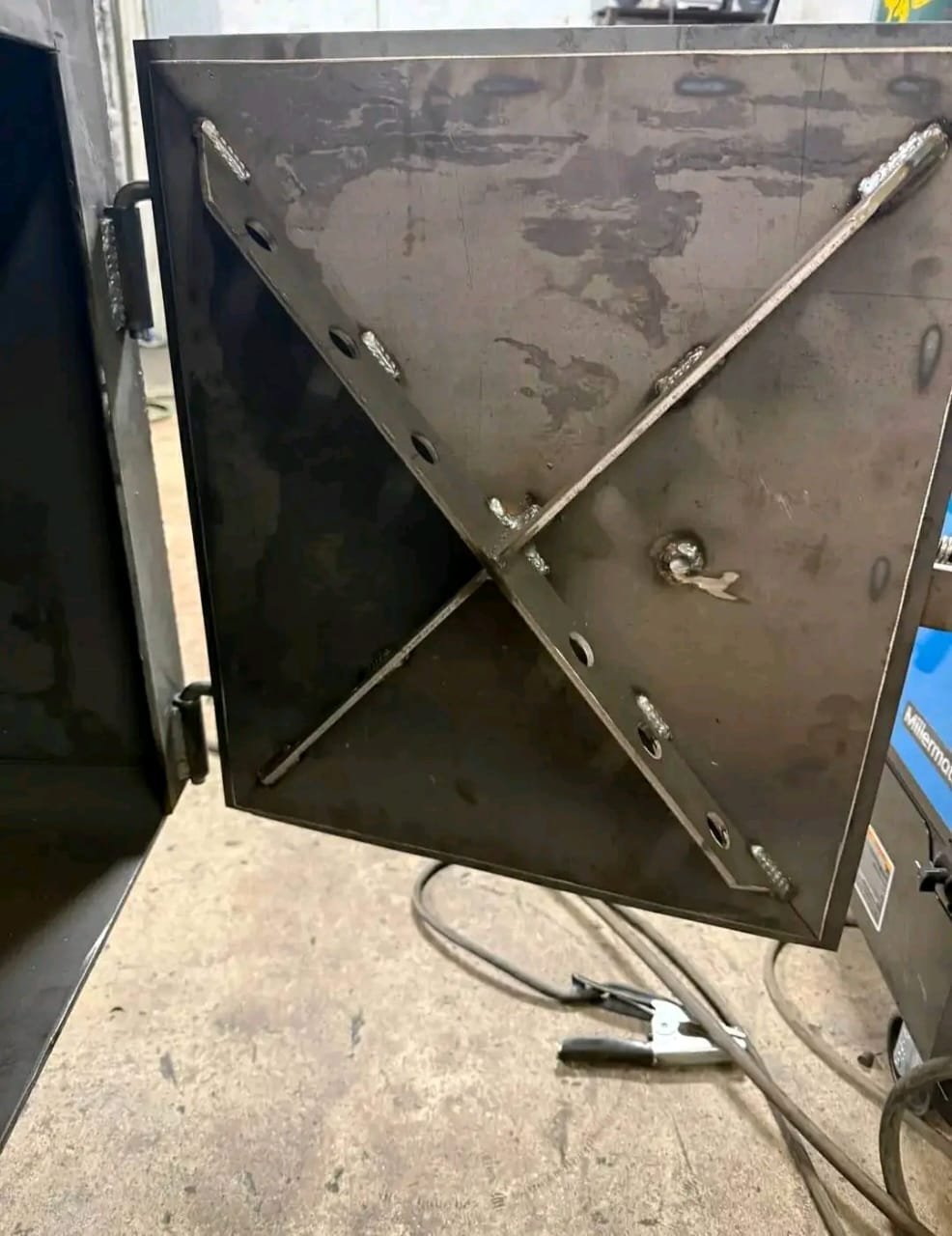 ¼ Inch Steel Firebox Cover