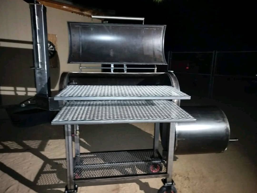 smoker bbq egg 4 Inch Square Stack with Adjustable Baffle