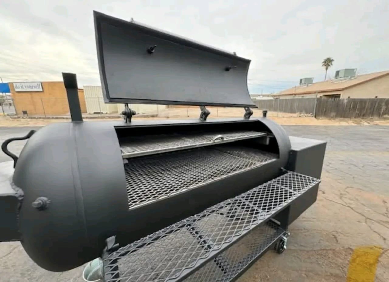 150 Gallon Smoker Cooking Chamber Open