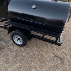 Deep Fryer and Double Burner – Mobile Cooking Trailer professional char griller grills and smokers​