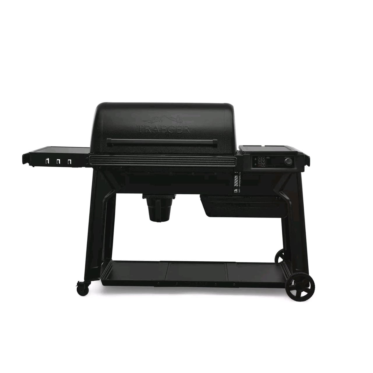Traeger Woodridge Pro Model Label –best smokers for beginners Factory Box