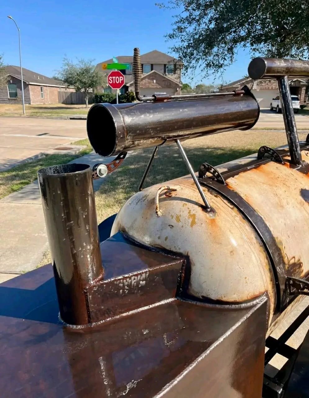 Collapsible Smoke Stack BBQ Smoker