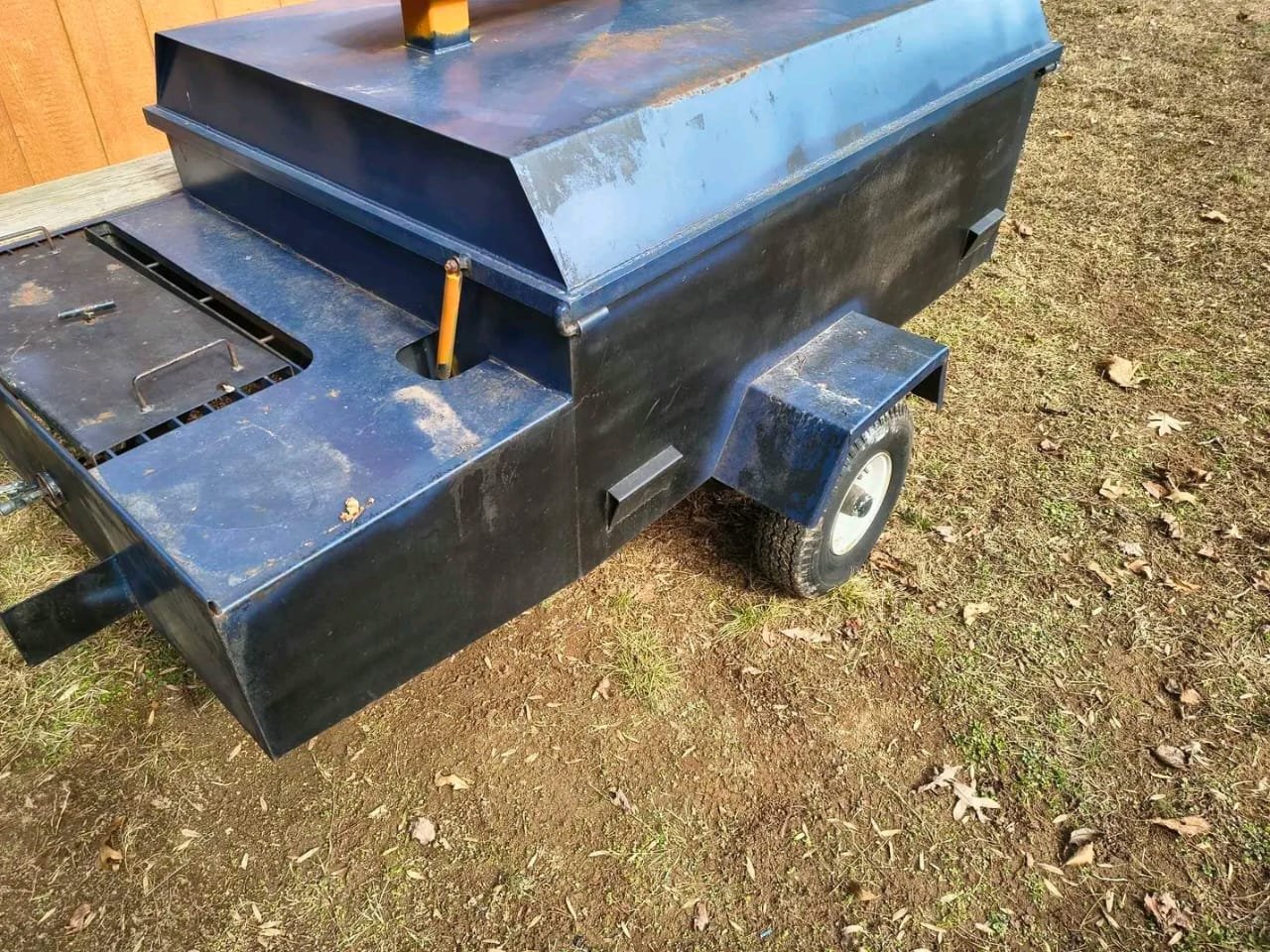 grill grilled salmon Complete Dual Fuel Smoker Grill Unit
