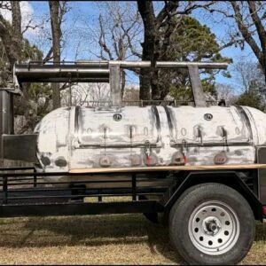 250 Gallon Smoker Steel Chamber Construction rib eye grillen