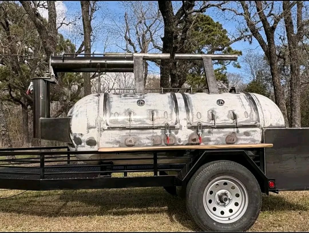 250 Gallon Smoker Steel Chamber Construction rib eye grillen