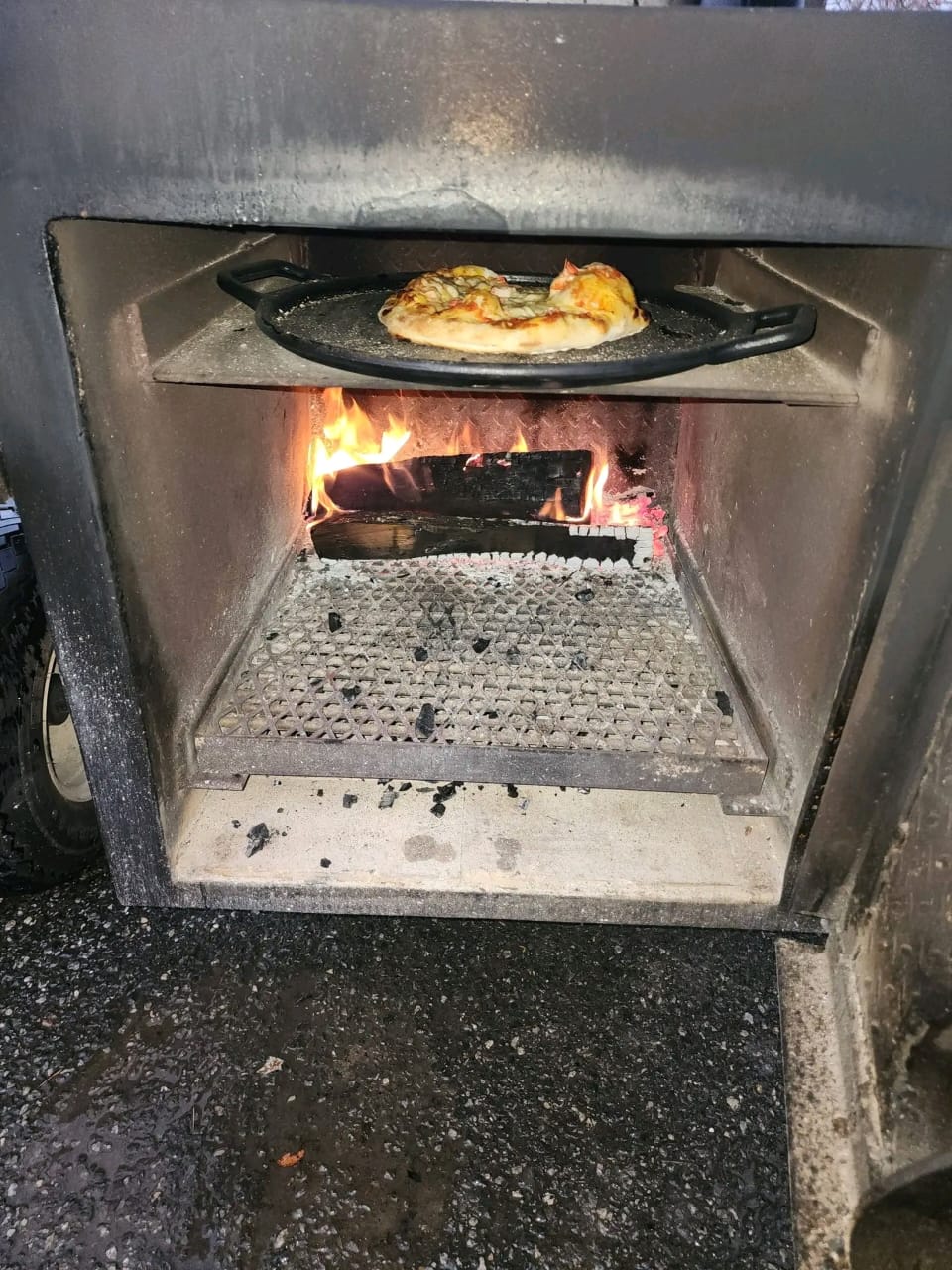 Offset Firebox Construction