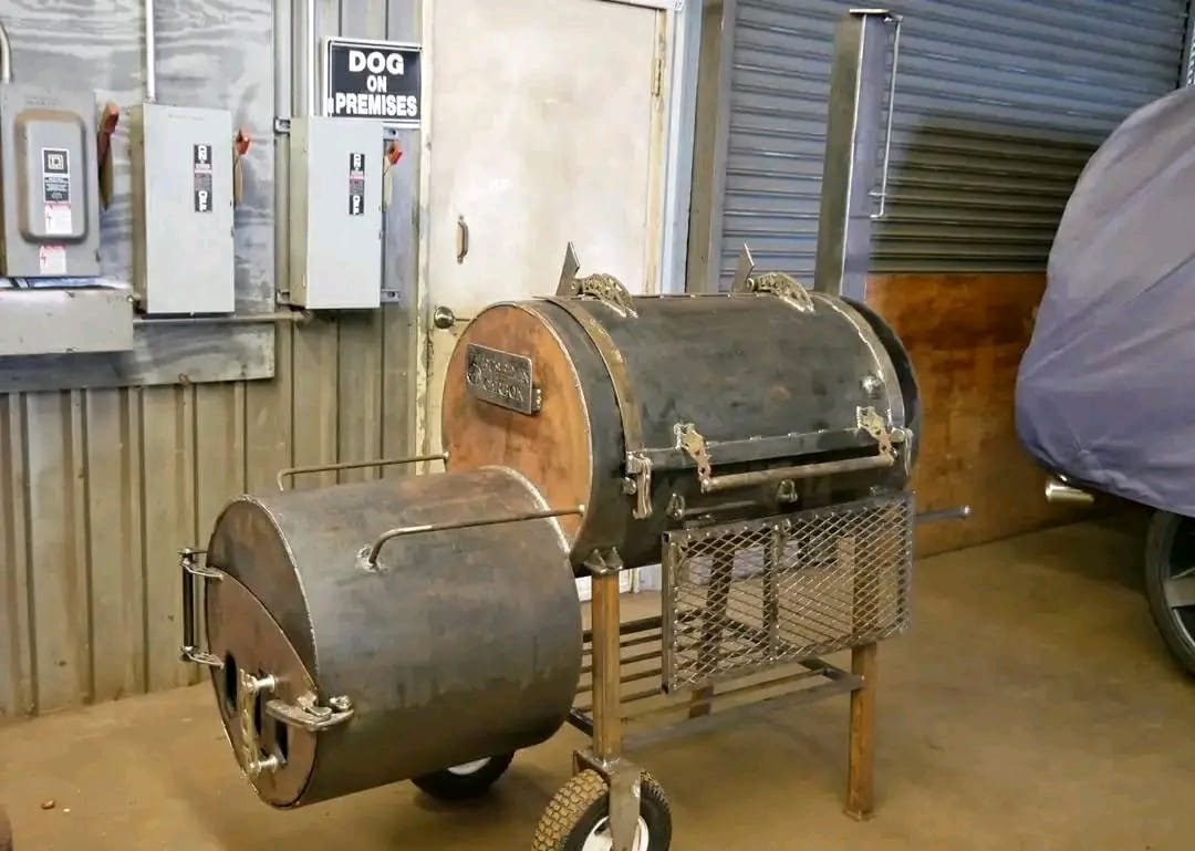 Firebox Interior and Log Warmer – 22x38 Smoker