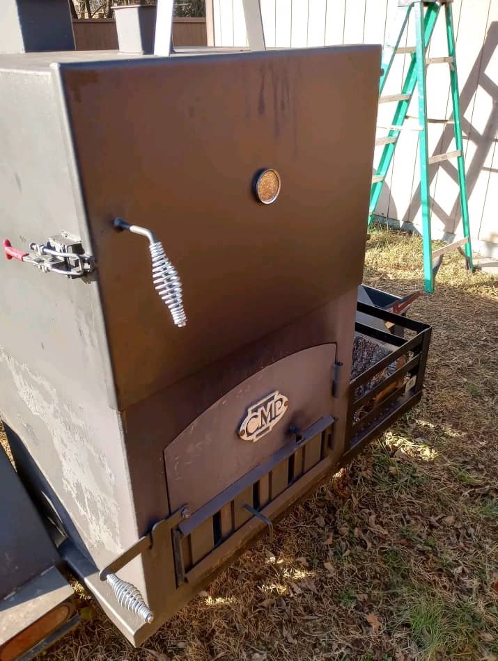 bbq chicken menu Firebox with Propane Torch Starter 250 Gallon Smoker