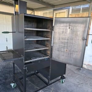 wood smokers​ Open Door Interior – 24x40 Vertical Smoker