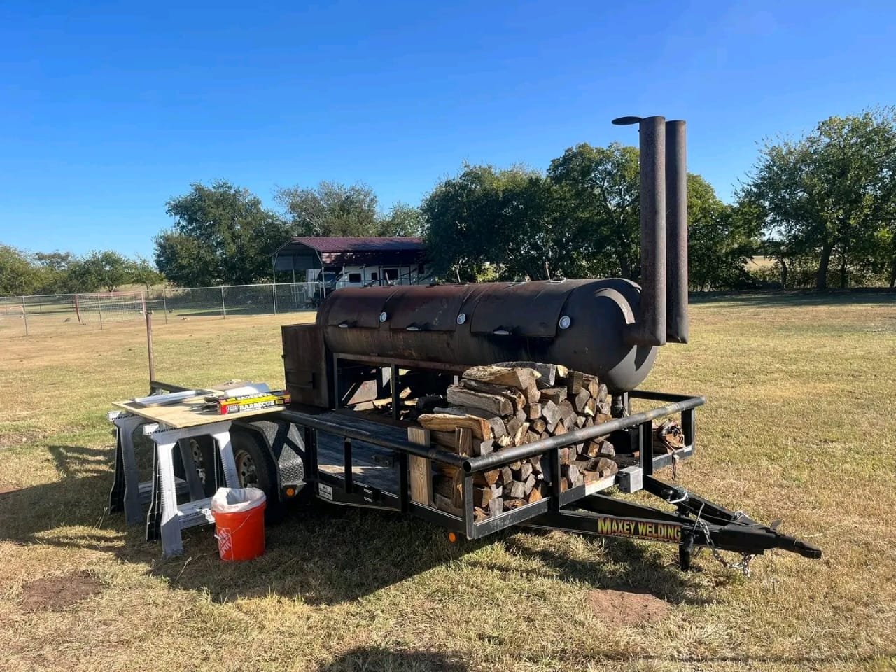 Complete 500 Gallon BBQ Smoker teeth grills