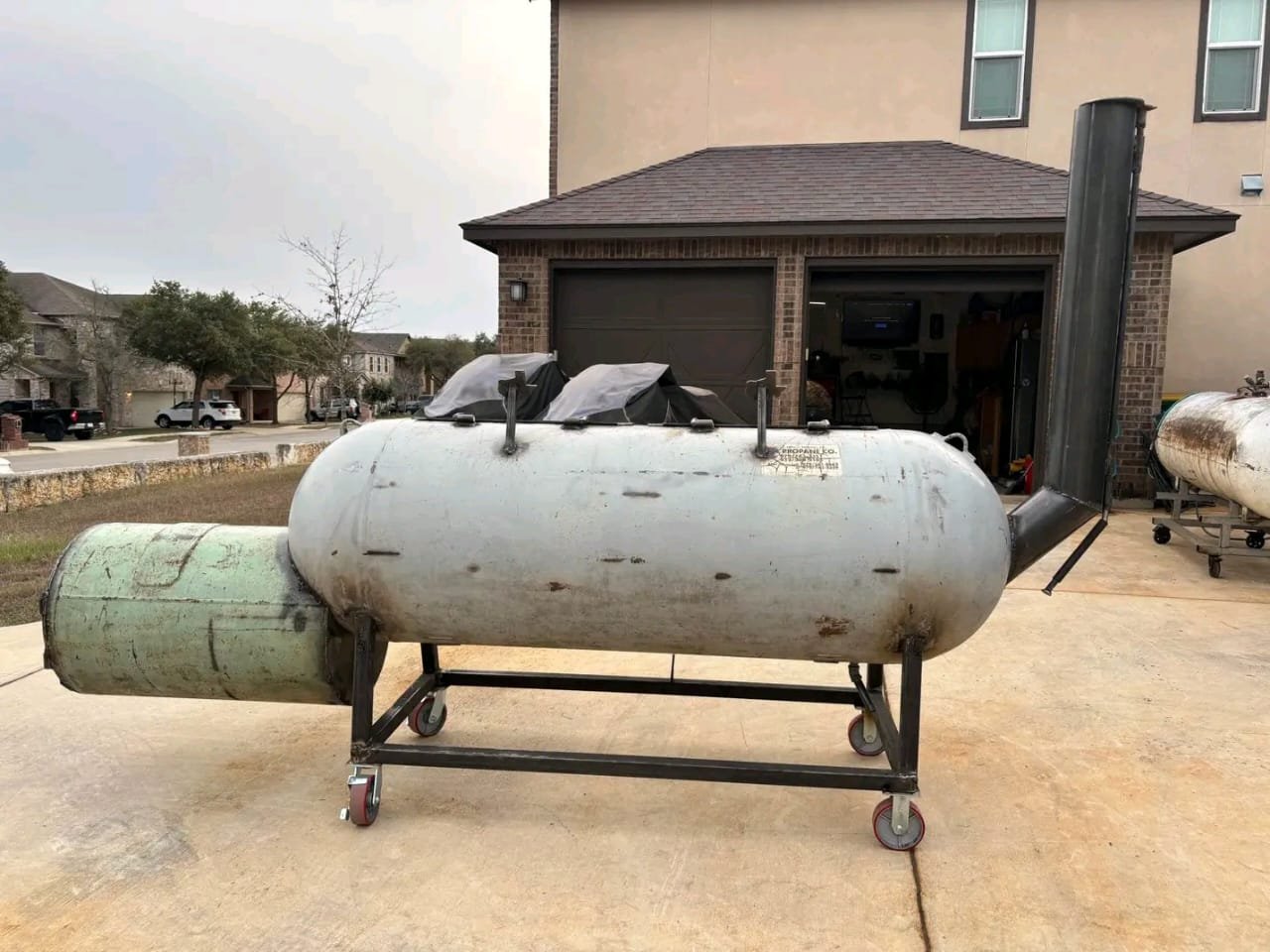 Full Smoker Setup with Frame
