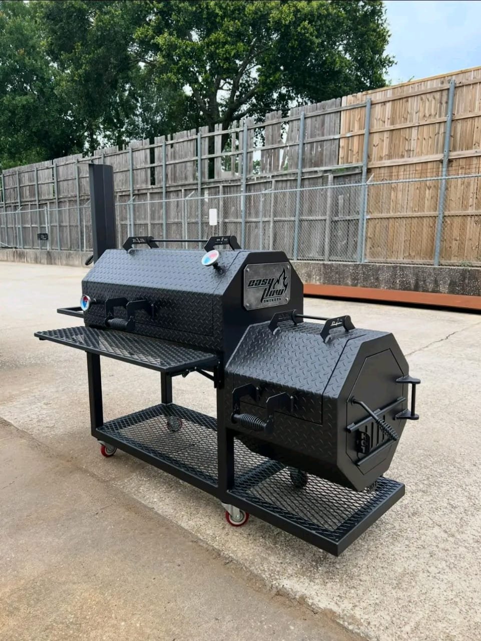 BM20 Smoker Steel Craftsmanship grill billboard