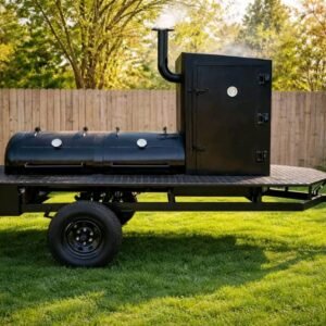 18x18x22 Firebox Detailcombination grill smokers​