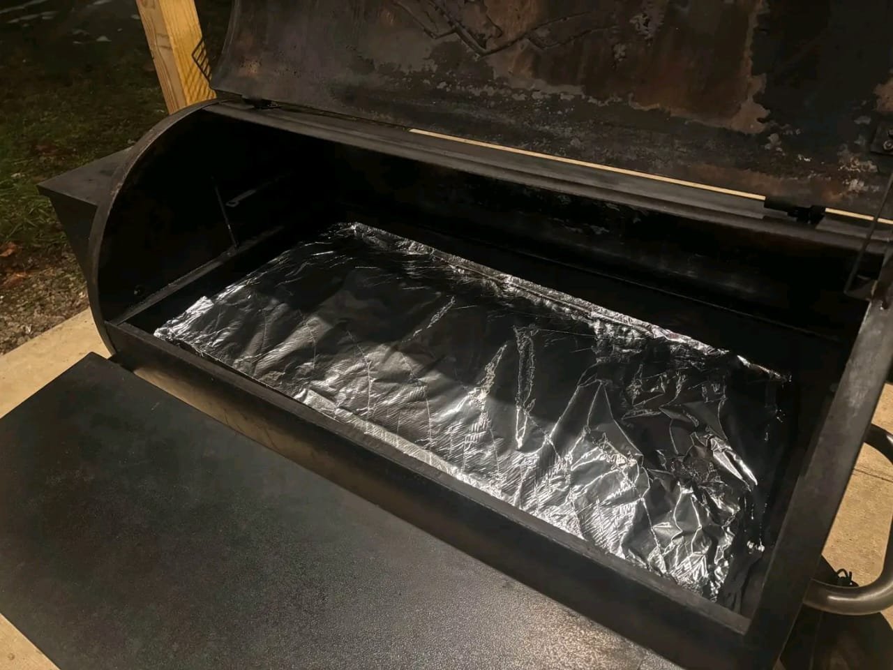 Pellet Smoker with Protective Grill Cover