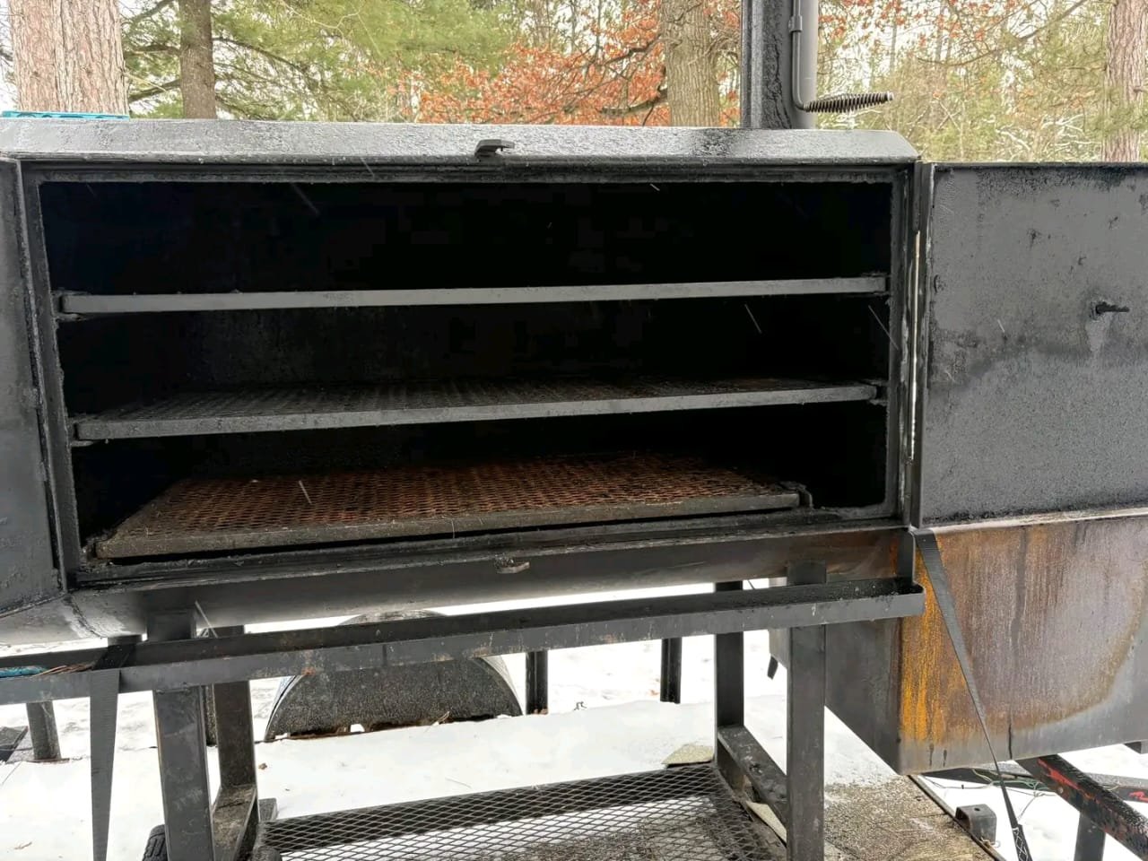 Vertical Smoker Multi-Level Cooking Racks