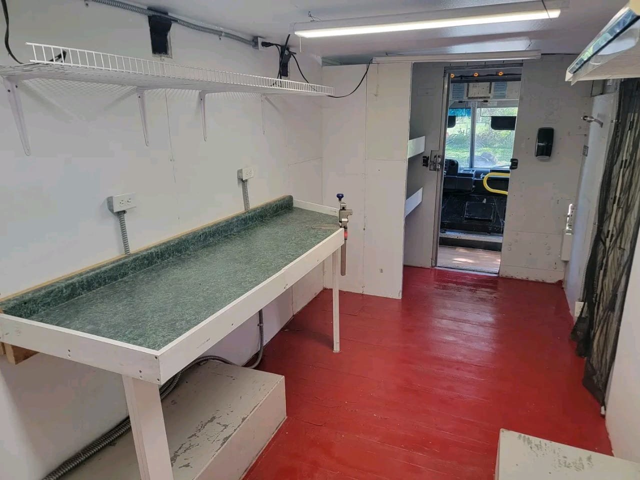 Food Truck Interior Workspace