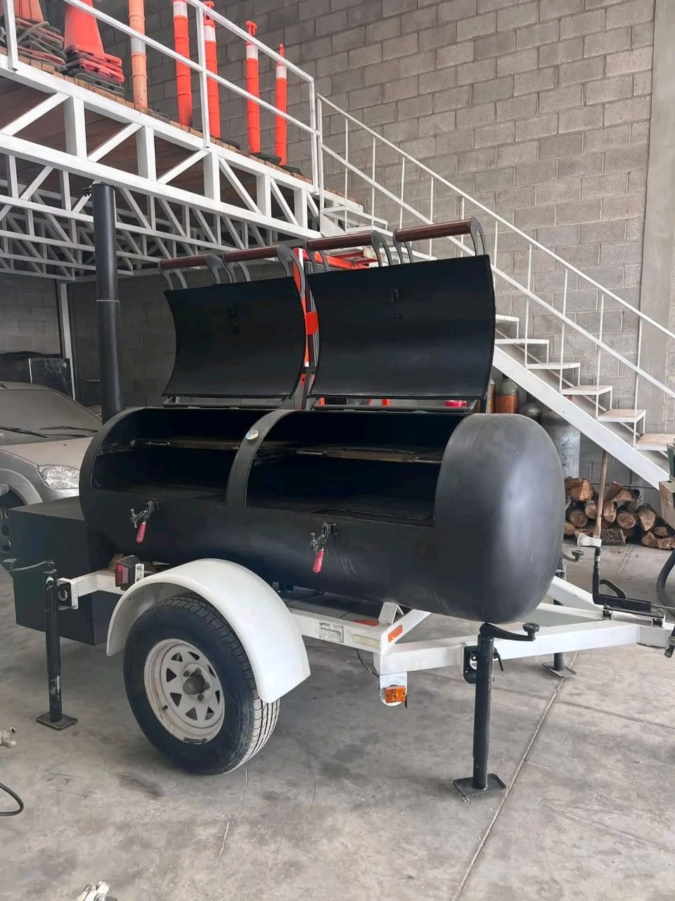 Main lang bbq smokers Chamber Interior – Barrel Smoker