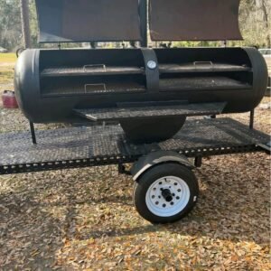 Double Rack Interior – 120 Gallon Charcoal Smokers