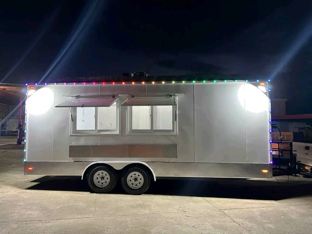 Ordering Window and Customer Service Area food truck for rent