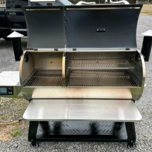 Offset Smoker Pit Structure charcoal grill lighting chimney