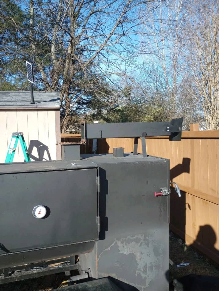 bbq chicken menu Triple Propane Burner Stoves on BBQ Trailer