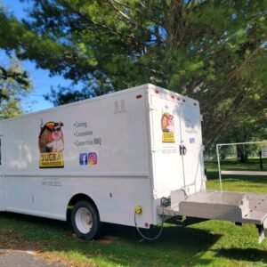 Rear Cargo Storage Area gas grill and griddle combo
