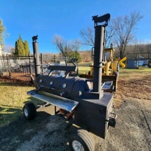 Dual Chimney Smoke Stack System volcano hot pot & bbq​
