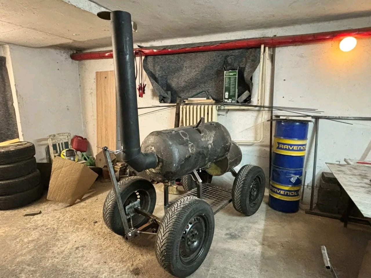 Chimney Extension and Smoke Stack