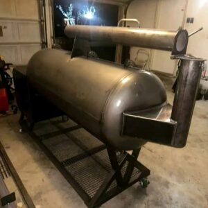 Rear View pitboss smokers​ – 200 Gallon Reverse Flow Smoker