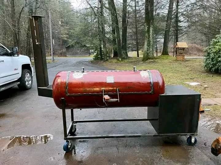 bbq brooks Rustic Patina vs Paint Finish Custom Smoker Options bbq brooks