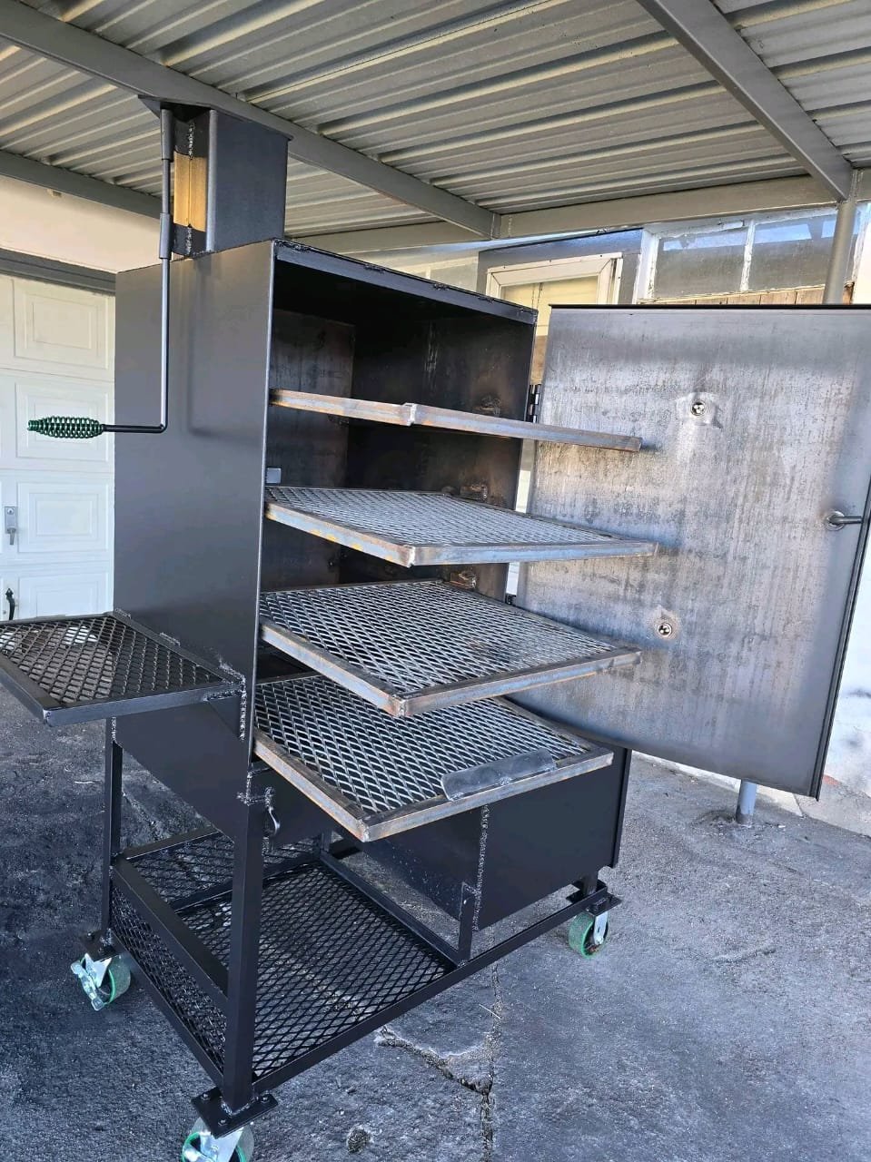 Expanded Metal Side Shelf – Vertical Smoker