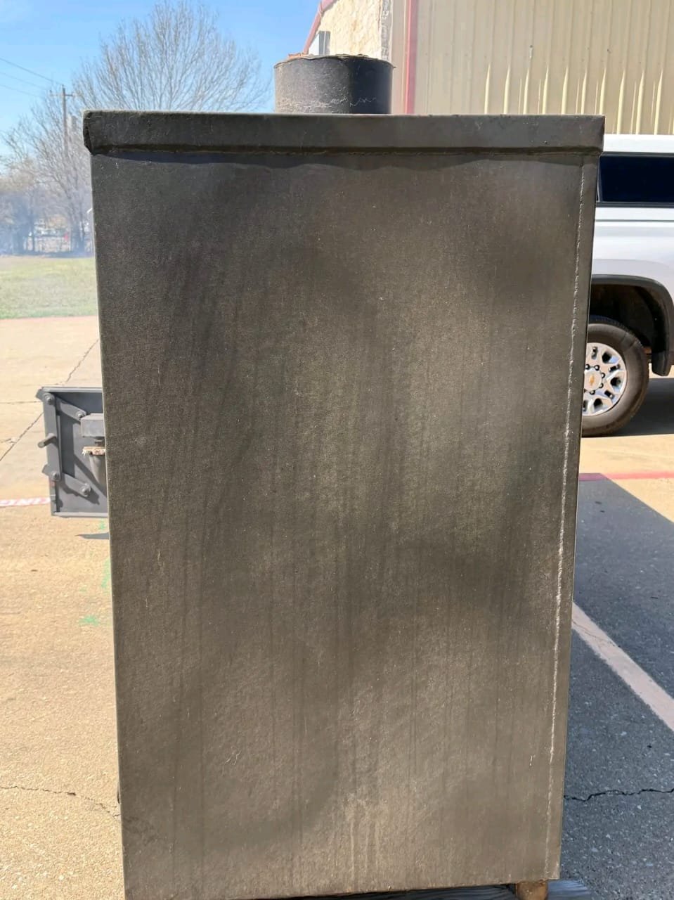 Side Profile – Commercial Offset Smoker