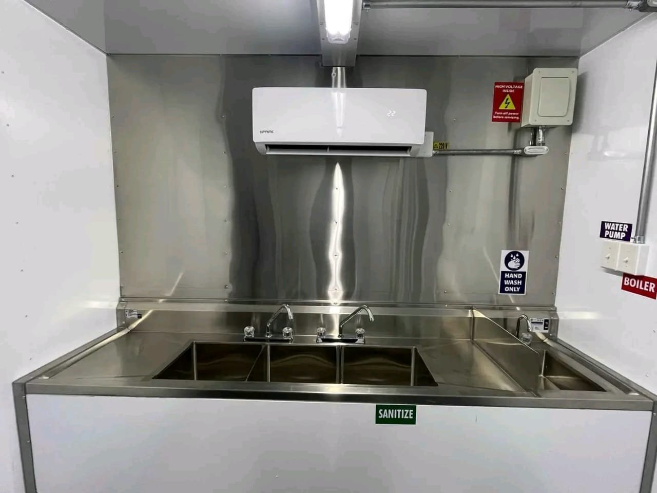 Sink and Wash Station – Food Trailer
