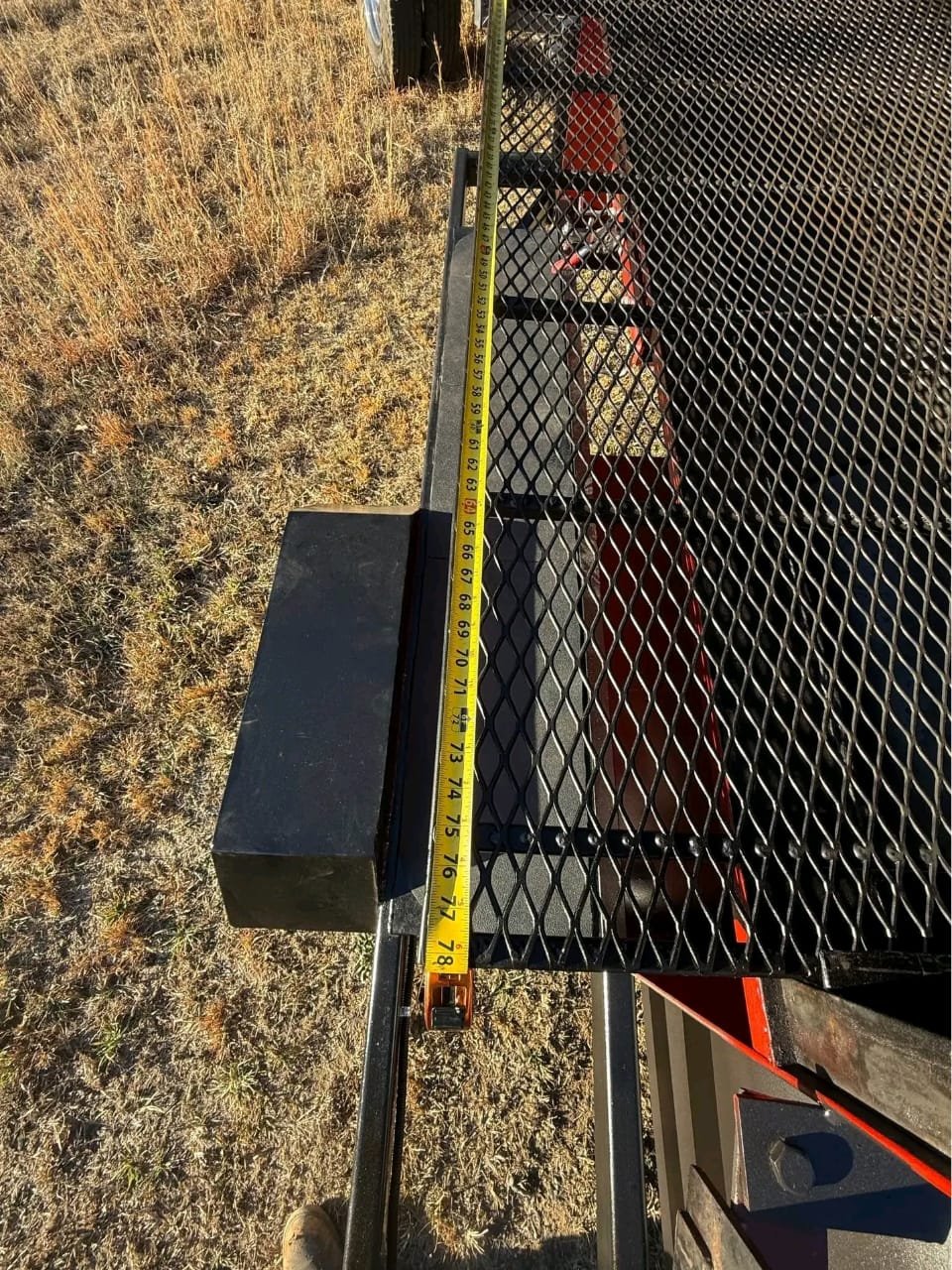 Smoker Smoke Stack on Trailer Frame