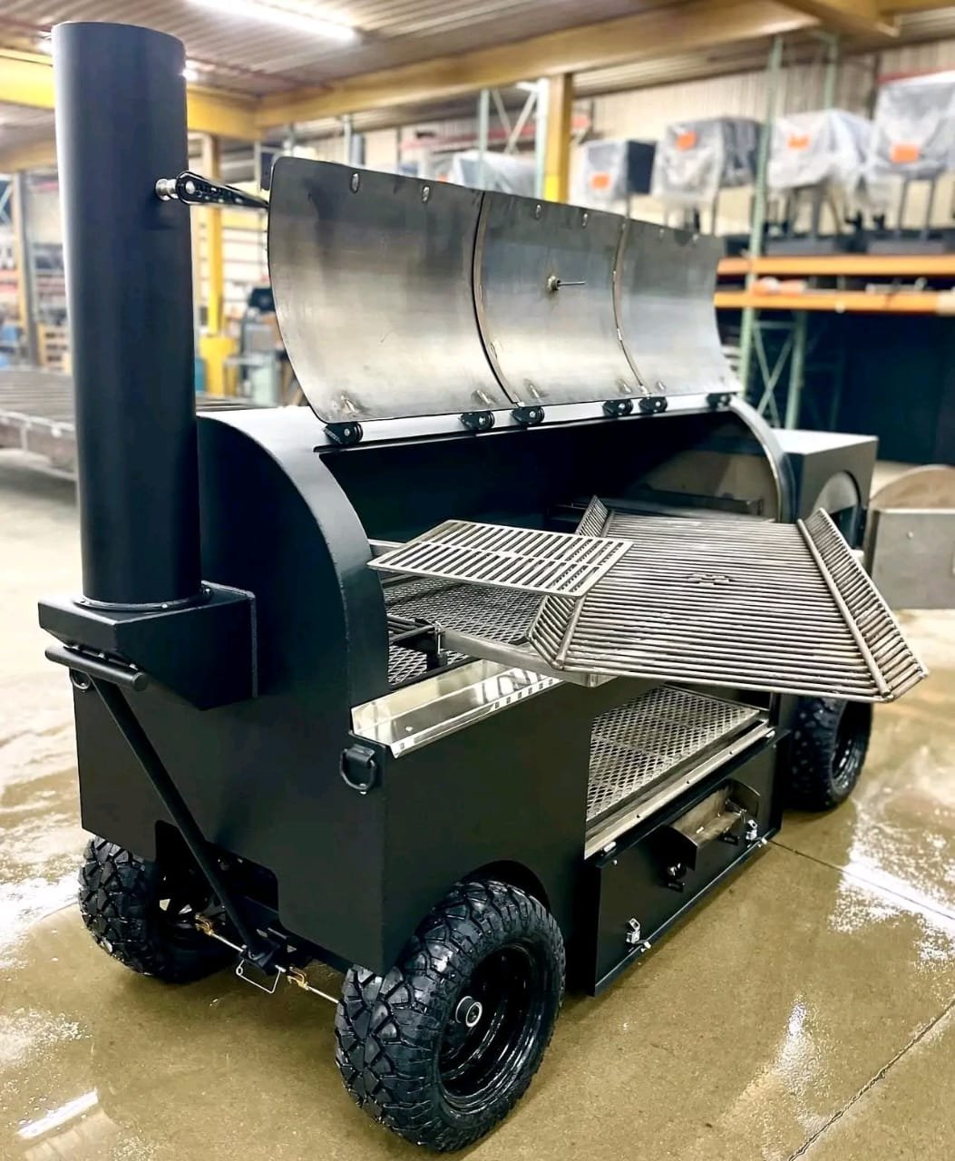 Smoker Smoke Stack Frame