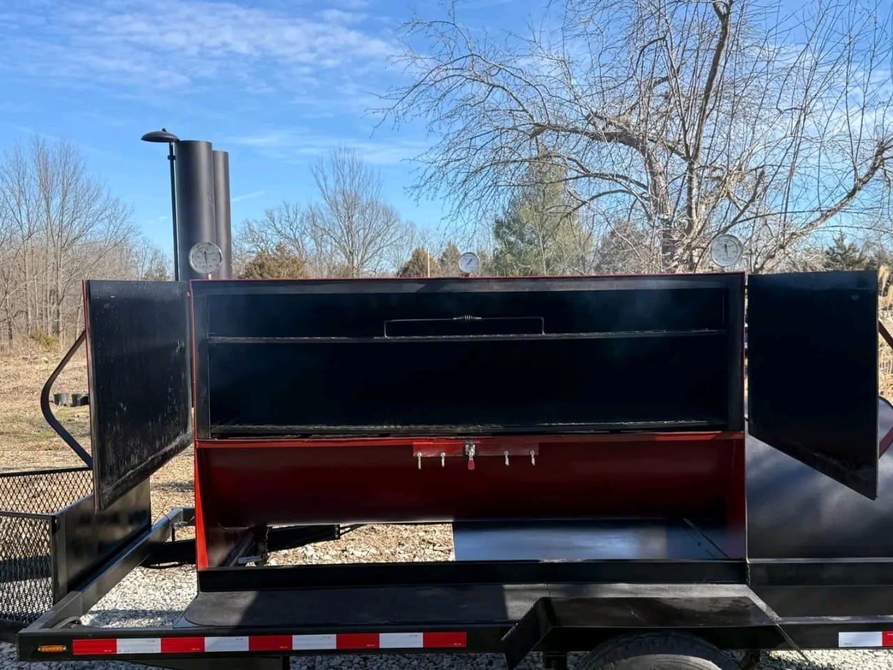 Dual Angle Smoke Stack View