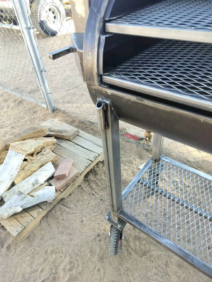 smoker bbq egg Steel Support System 42x20 Offset Smoker