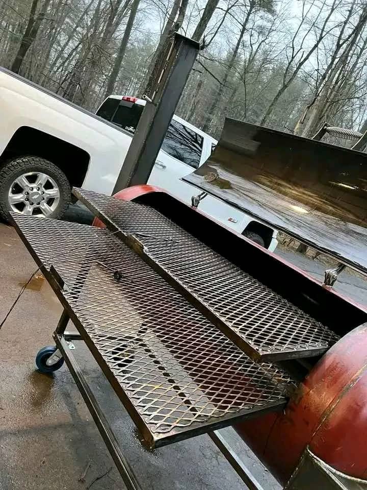 bbq brooks Top Rack and Slide Out Grate System 120 Gallon Smoker