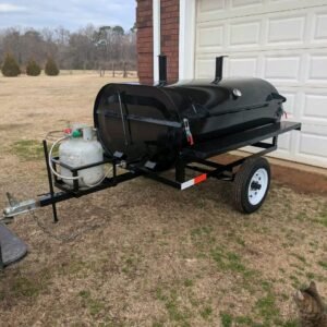 Trailer Hitch and Propane Tank Setup luna grill menu