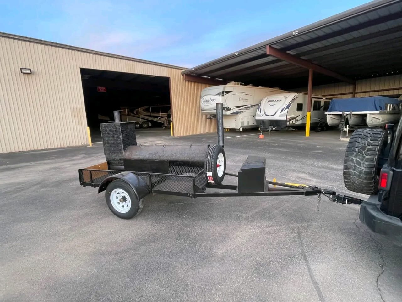 Trailer Wheel and Brand-New Tire – Rebuilt Axle System