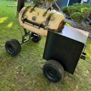 Insulated Firebox Side View coyote grill​