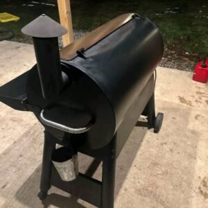 pellet smokers Front Profile – Pellet Smoker with Cart Base