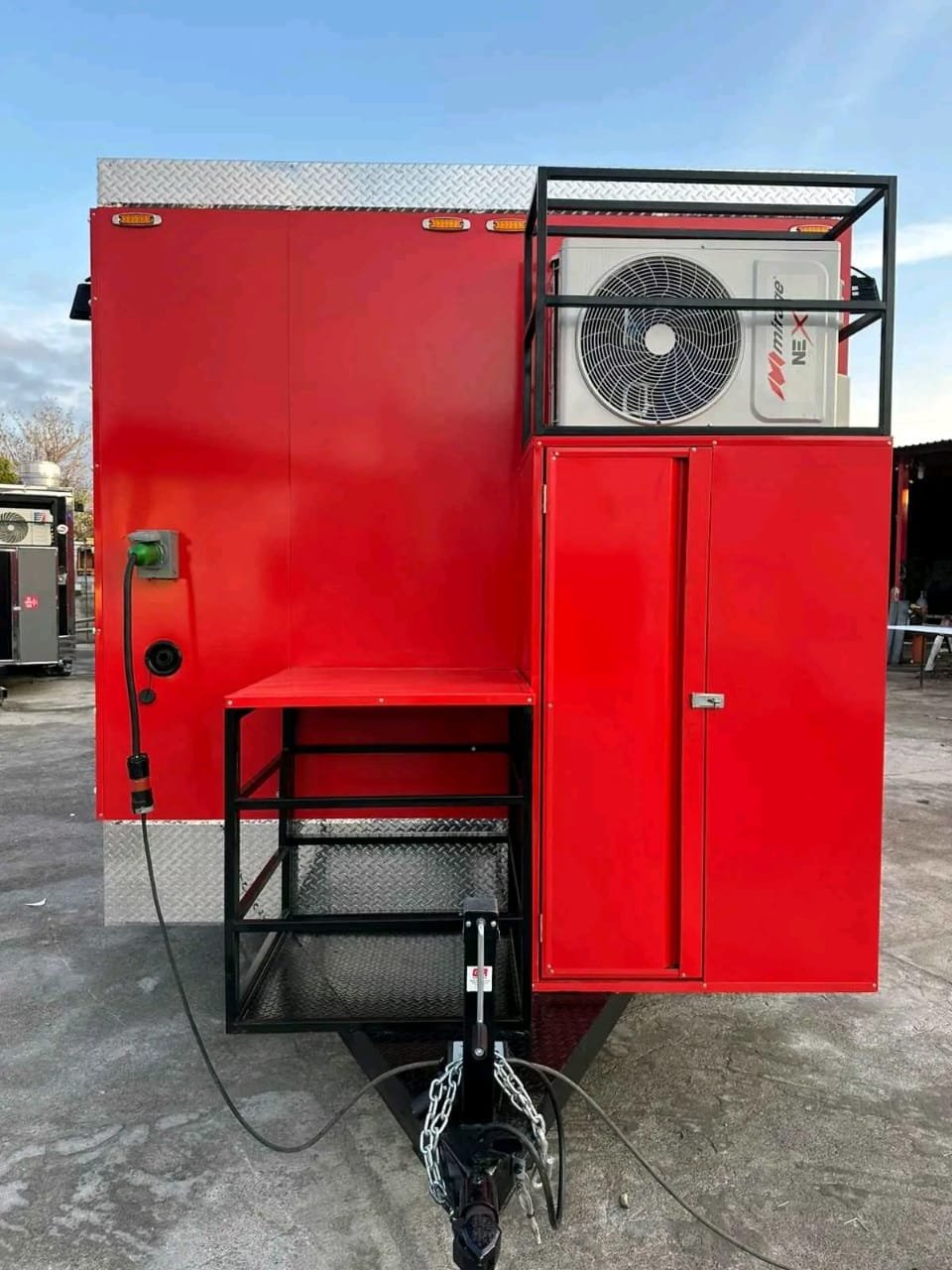 Food Trailer Hitch and AC System