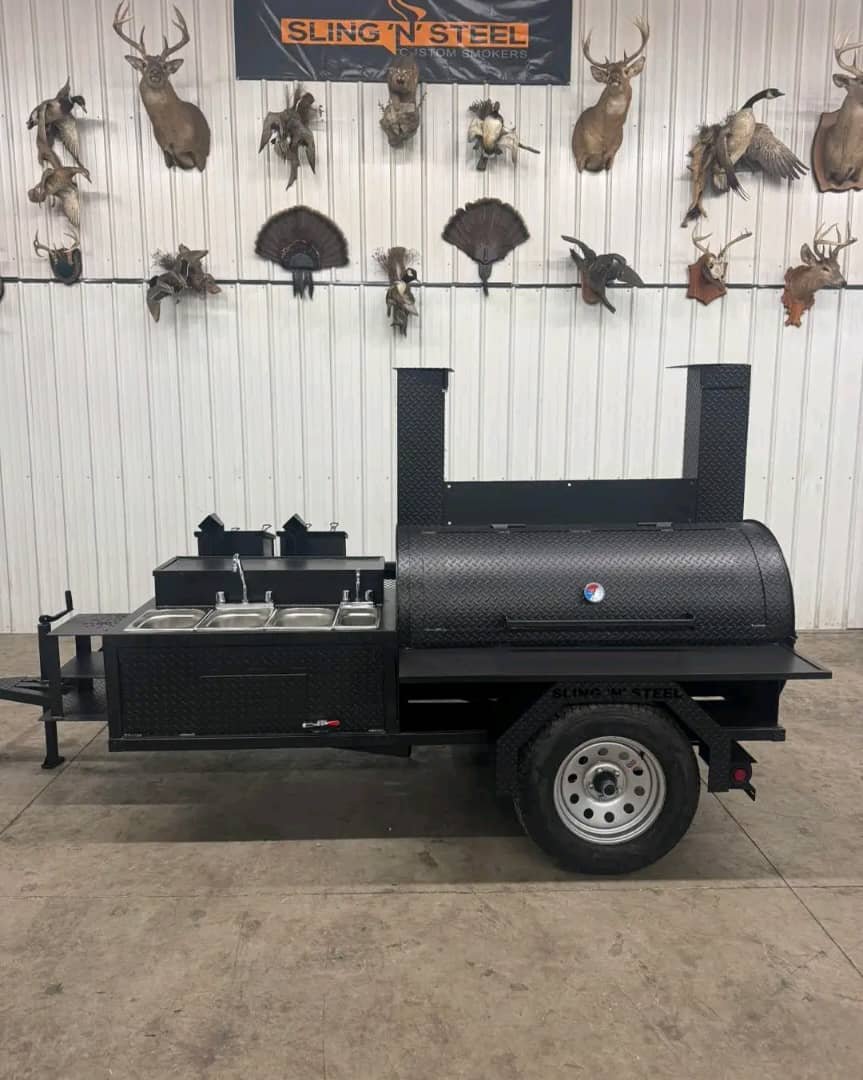Round Chamber Smoker and Grill Combo