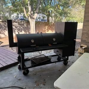 smokers outlet Side Profile – 24x60 Smoker with Warming Oven